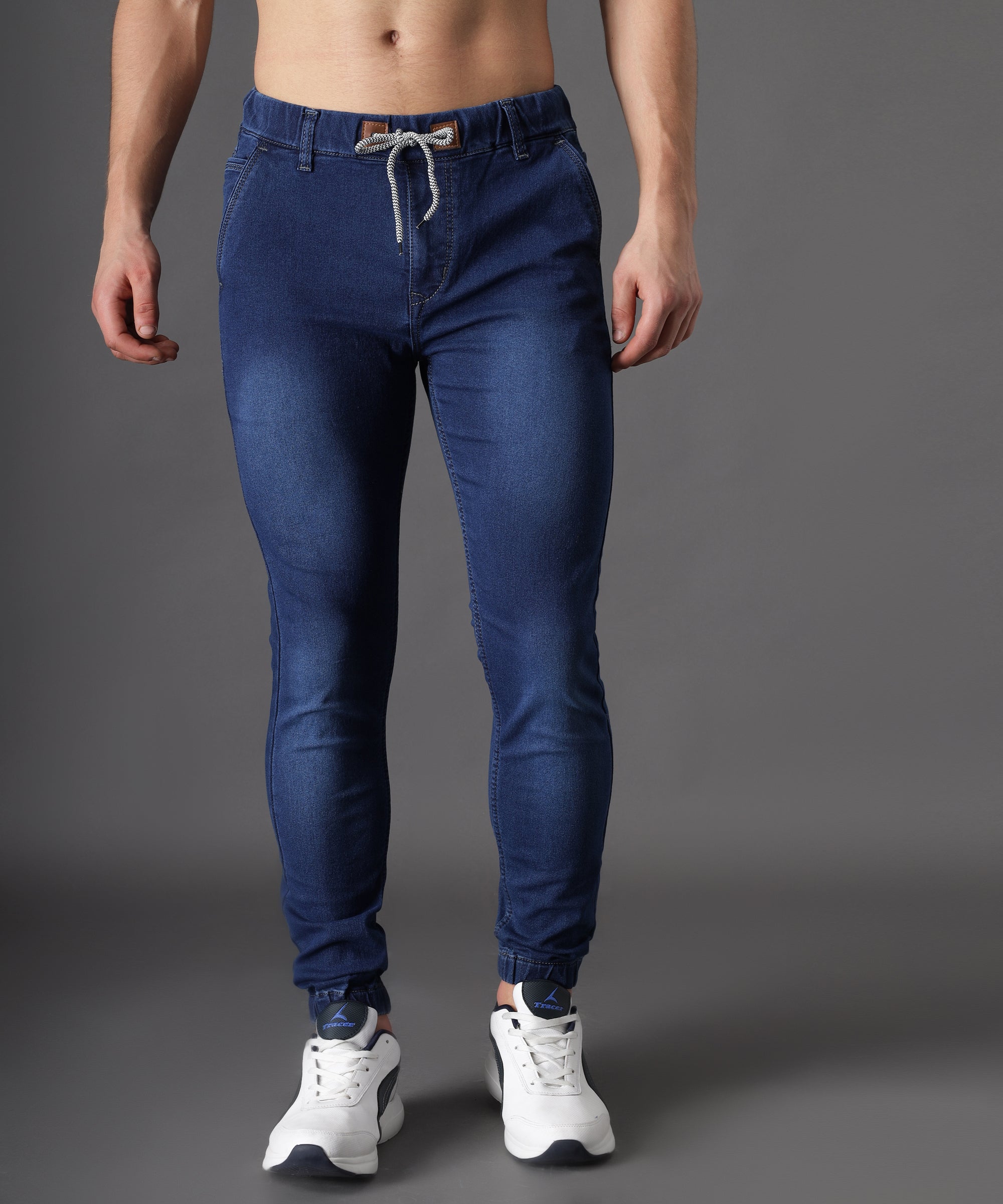 Buy U.S. Polo Assn. Denim Co. Men Regular Fit Mid Rise Pure Cotton Denim  Joggers - Track Pants for Men 23900904 | Myntra